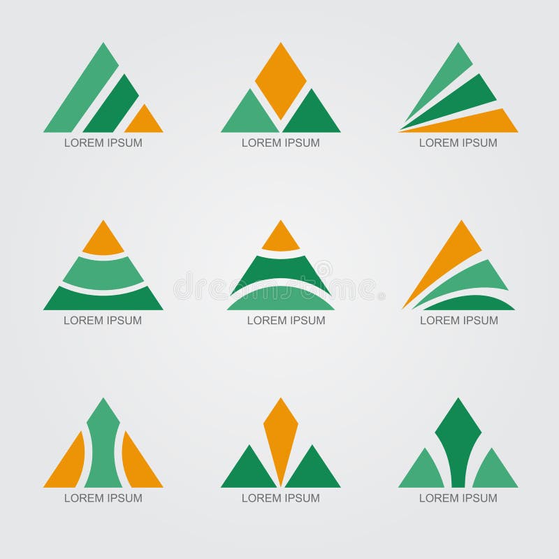 Logo Triangle stock vector. Illustration of icon, balance - 60193156
