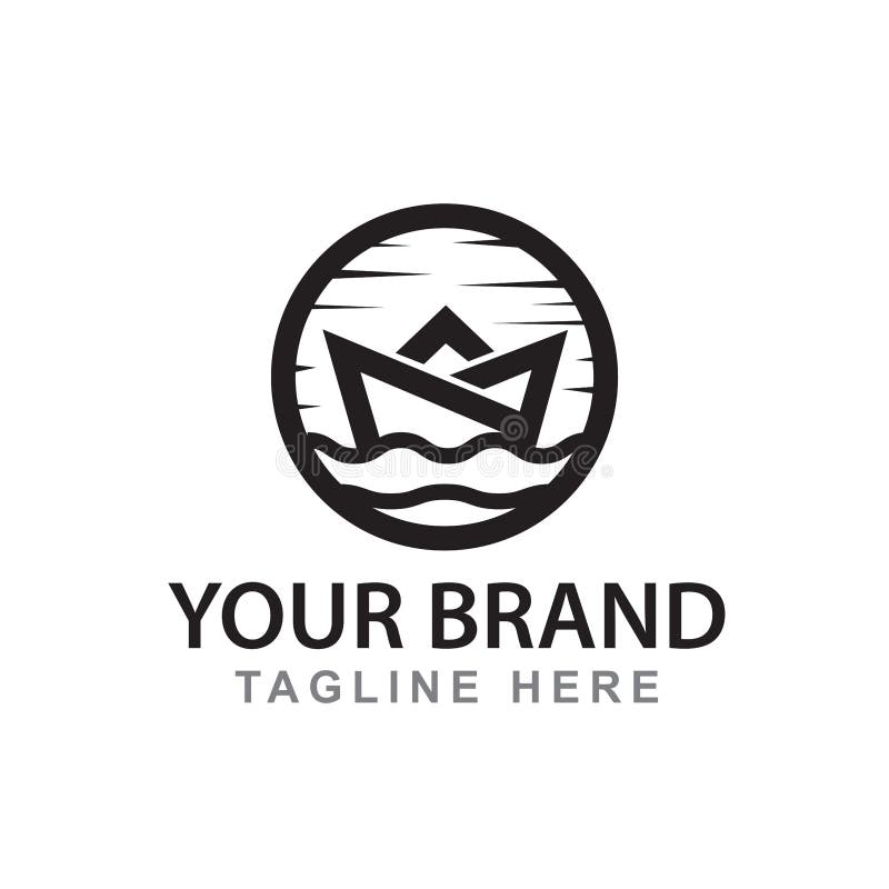Logo unique de logo de couronne - vecteur illustration de vecteur Logo unique de logo de couronne - vecteur illustration de vecteur