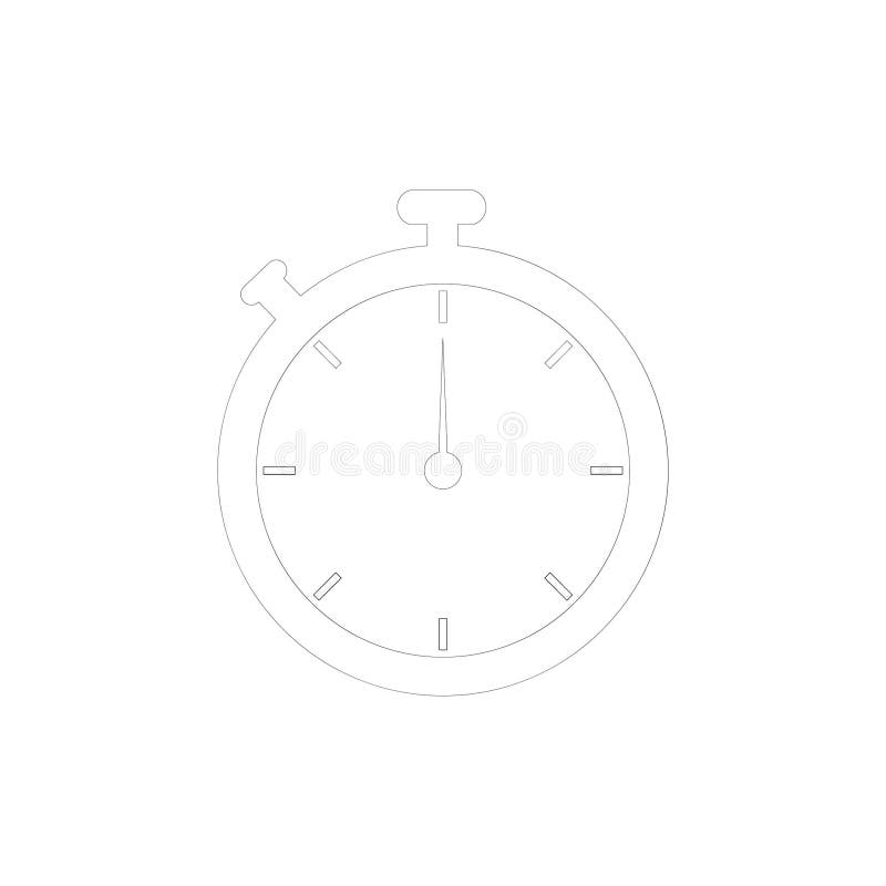 Logo Vector Stopwatch Template Trendy Stock Illustration Illustration of time, simple 266676370