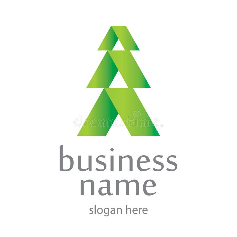 Logo concettuale dell'albero illustrazione vettoriale Logo concettuale dell'albero illustrazione vettoriale