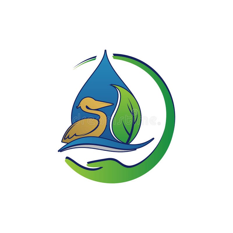 logo zrównoważonego rozwoju środowiskowego Vector Ilustracja symbol ochrony dzikiej przyrody eps 10