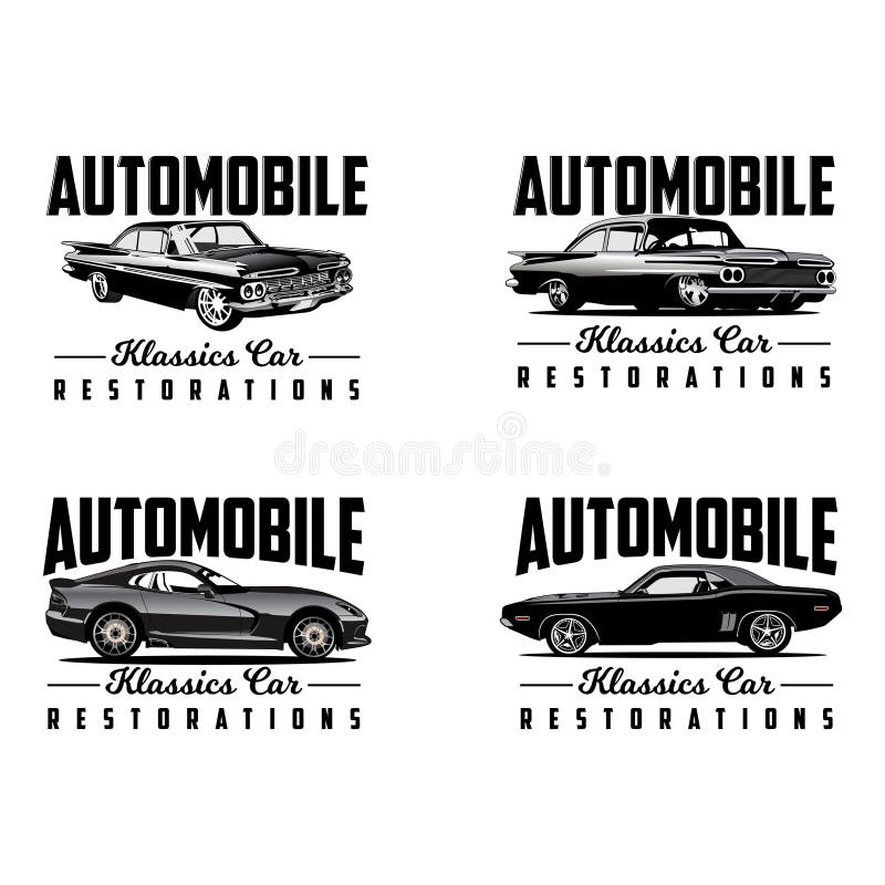 Logo Classic Car Stock Illustrations – 13,217 Logo Classic Car Stock ...