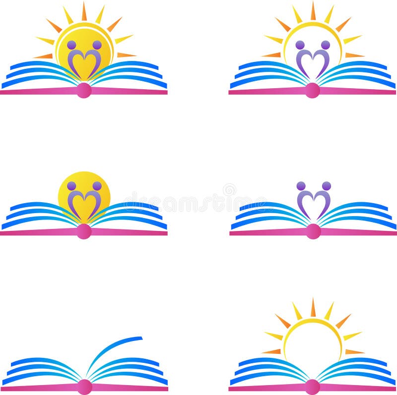 Logos del libro illustrazione vettoriale Logos del libro illustrazione vettoriale