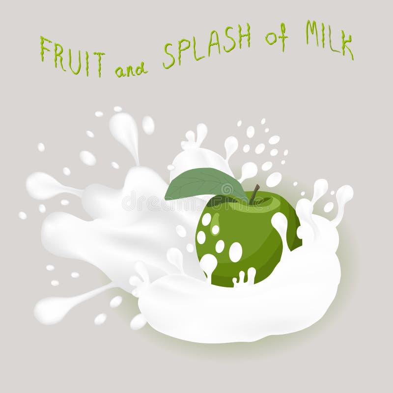 Logotipo abstracto del ejemplo del icono del vector para la manzana madura entera del verde de la fruta libre illustration Logotipo abstracto del ejemplo del icono del vector para la manzana madura entera del verde de la fruta libre illustration