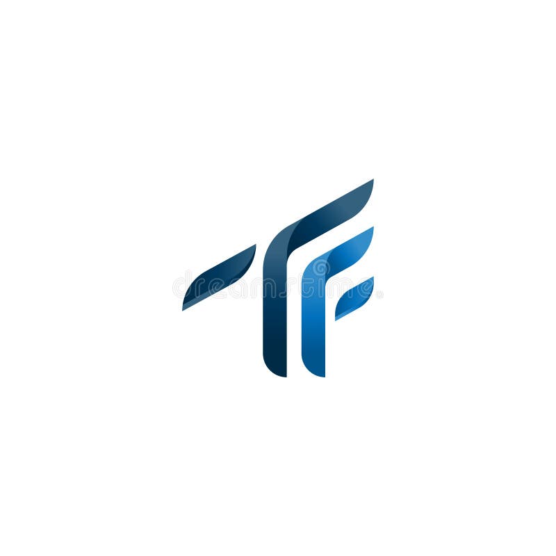 Logotipo abstrato da inicial da letra do TF símbolo da geometria do TF, molde do logotipo do vetor do ícone do alfabeto logotipo ilustração royalty free Logotipo abstrato da inicial da letra do TF símbolo da geometria do TF, molde do logotipo do vetor do ícone do alfabeto logotipo ilustração royalty free