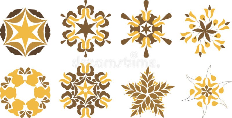 Logótipo abstrato do sol ilustração royalty free