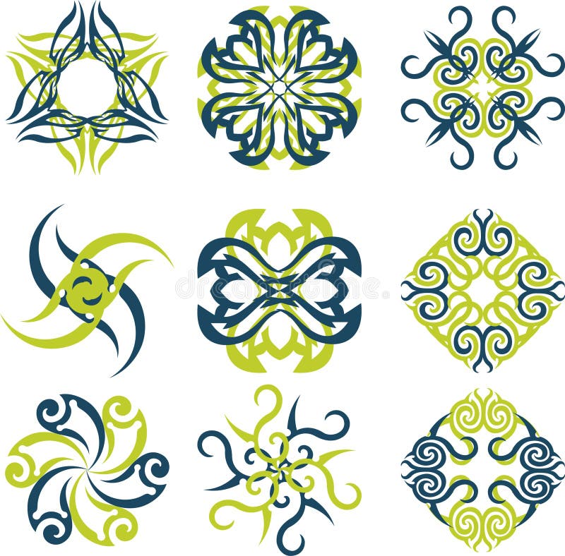 Logótipo abstrato do sol ilustração royalty free