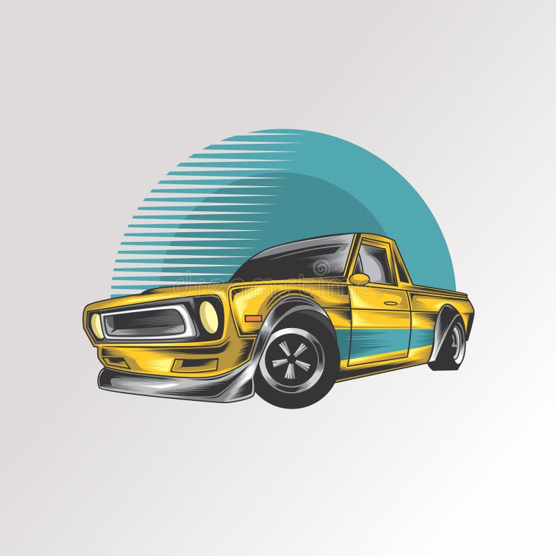 Logotipo clásico del coche del músculo libre illustration Logotipo clásico del coche del músculo libre illustration