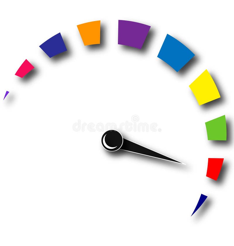 Speed odometer colorful race logo vector eps10. Speed odometer colorful race logo vector eps10