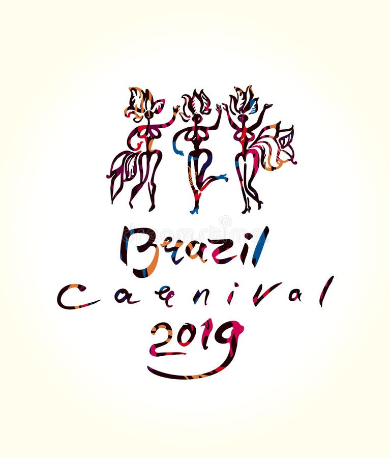 Vetores de Bienvenido Al Carnaval Logotipo Em Espanhol Traduzido