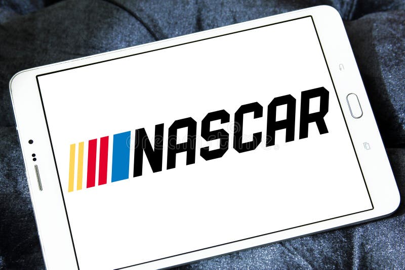 Logo of NASCAR Auto racing on samsung tablet. National Association for Stock Car Auto Racing NASCAR is an American auto racing sanctioning and operating company that is best known for stock-car racing. Logo of NASCAR Auto racing on samsung tablet. National Association for Stock Car Auto Racing NASCAR is an American auto racing sanctioning and operating company that is best known for stock-car racing
