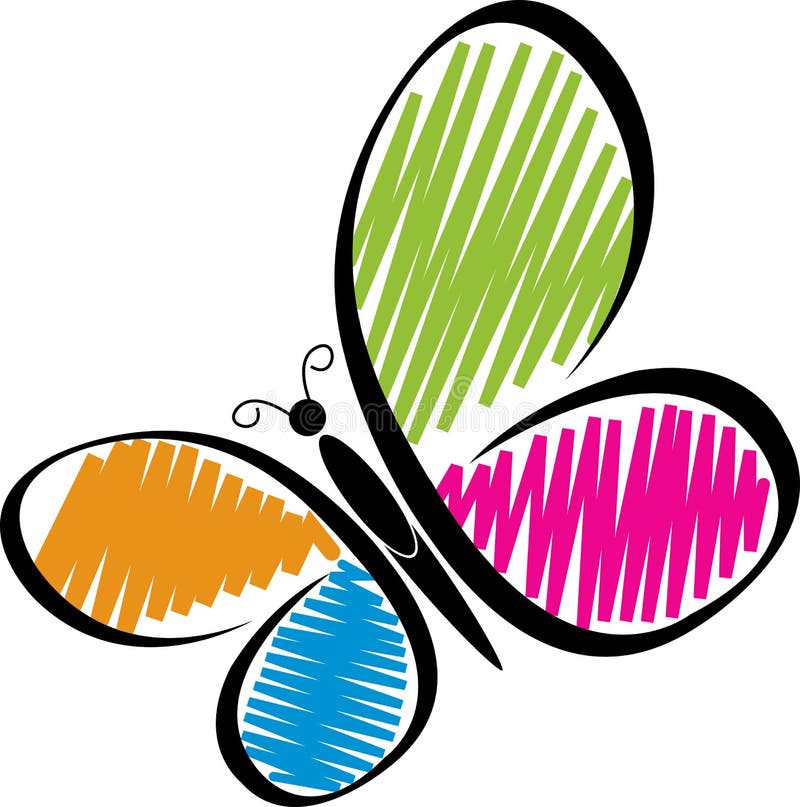 Logotipo da borboleta Logotipo da borboleta