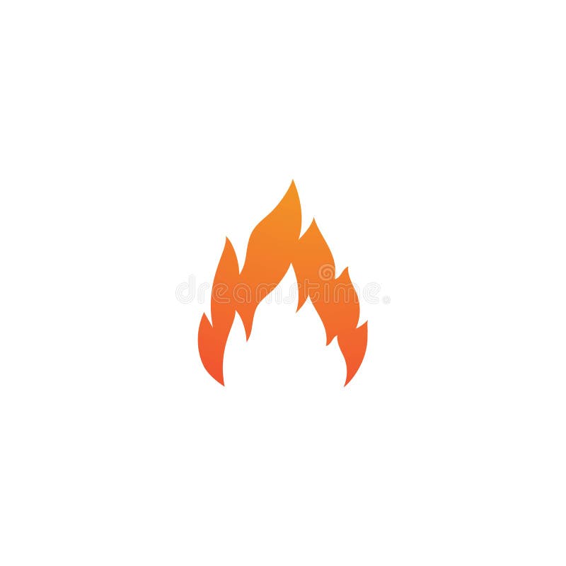 ícone De Fogo No Desenho De Cores Ilustração do Vetor - Ilustração de  flama, diabo: 195413182