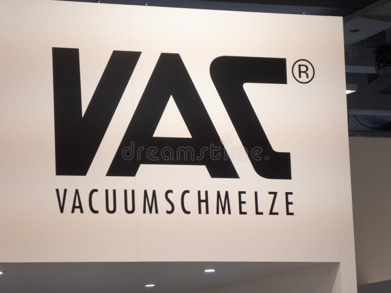 Logotipo Da Empresa Do VAC Vacuumschmelze Foto de Stock Imagem de desenvolvimento, moderno