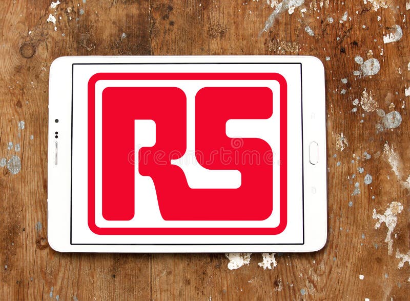 Logotipo Da Empresa Dos Componentes De RS Imagem de Stock