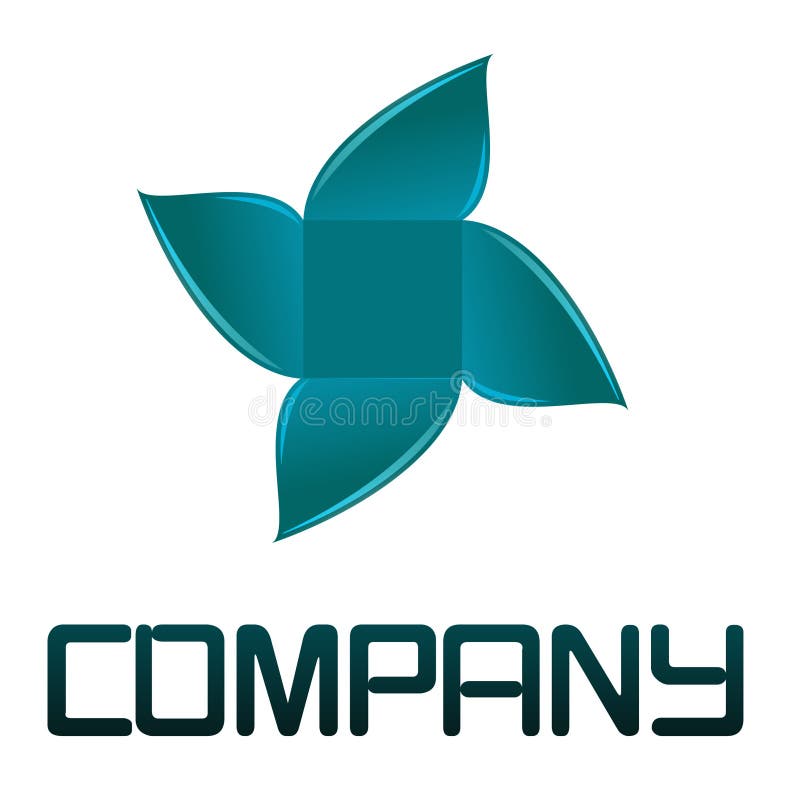 Logótipo de flor ilustração do vetor