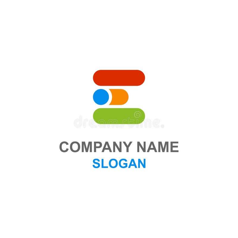 Logotipo da inicial da letra de E ilustração royalty free Logotipo da inicial da letra de E ilustração royalty free