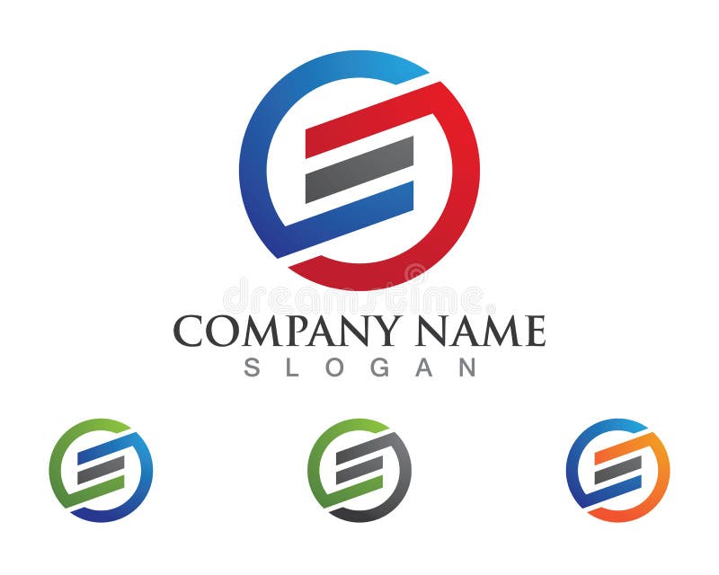 Logotipo da letra S ilustração royalty free