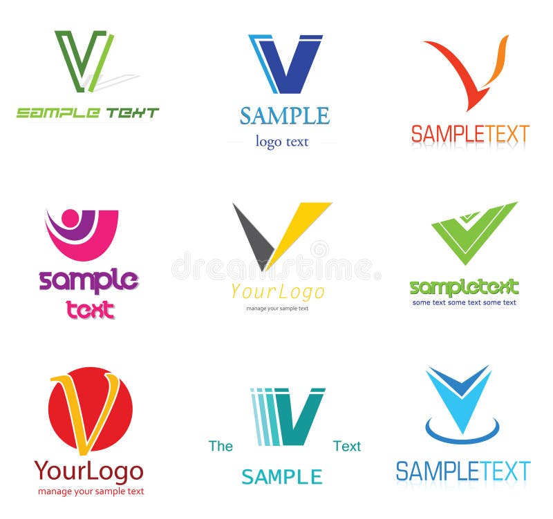 Logotipo da letra V