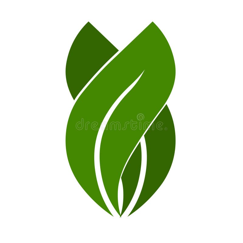 Logotipo da planta Ilustração do ícone do vetor da planta ilustração stock Logotipo da planta Ilustração do ícone do vetor da planta ilustração stock