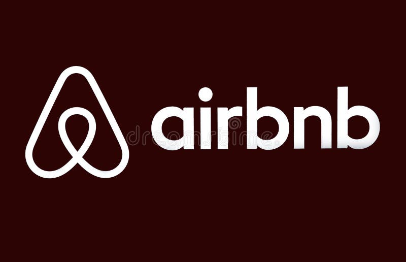 Logotipo de Airbnb foto editorial. Imagen de blanco, comodidades - 93709646