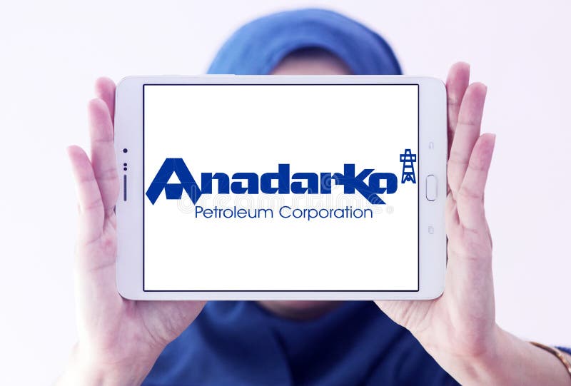 Logotipo De Anadarko Petroleum Corporation Fotografía editorial