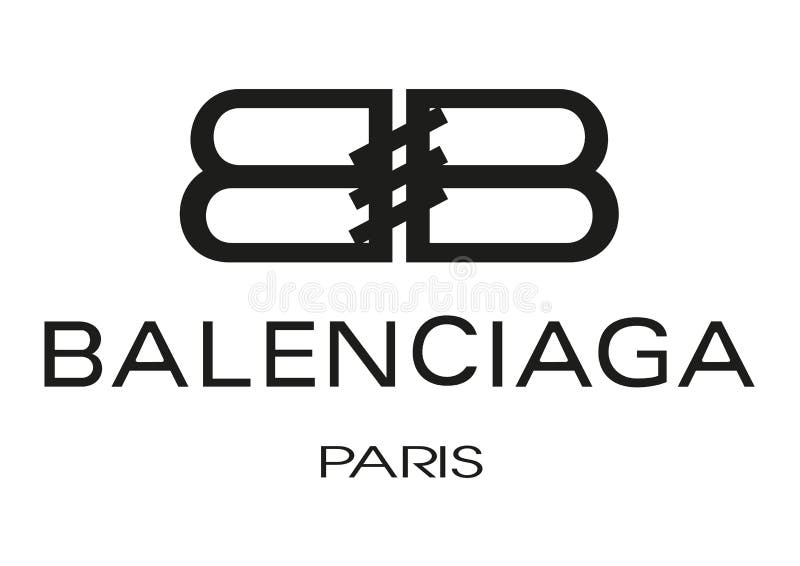 Logotipo de Balenciaga imagem de stock editorial. Ilustração de formato -  129651114
