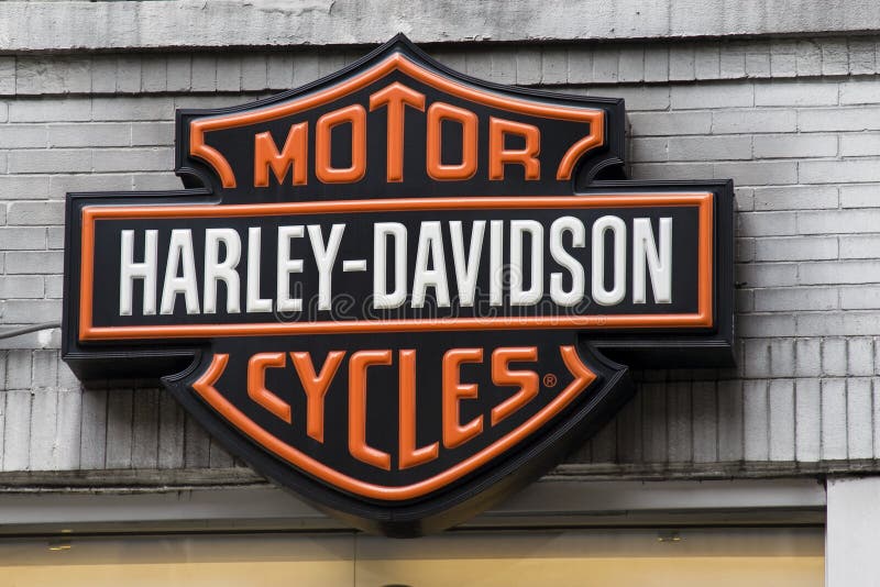 Logotipo Harley Davidson fotos de stock royalty free