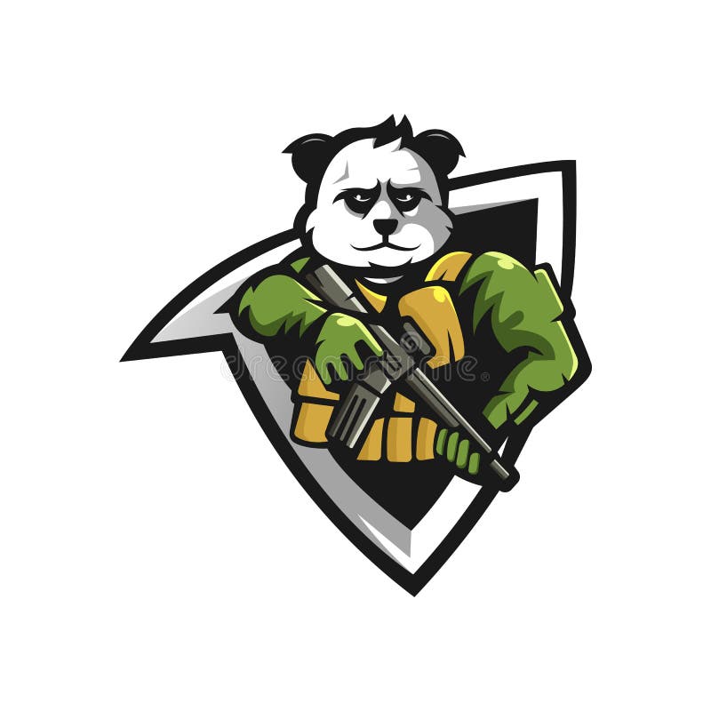 Logotipo Do Mascote Do Panda Irritado Para Esportes Ou Jogos PNG ,  Ilustração, Jogos, Vetor Imagem PNG e Vetor Para Download Gratuito