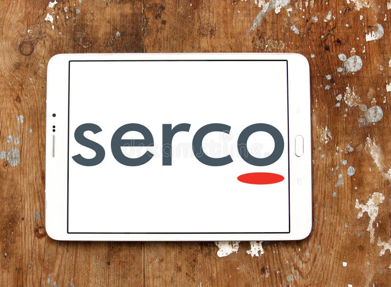 Logotipo de la compañía de servicios públicos de Serco fotografía de archivo libre de regalías Logotipo de la compañía de servicios públicos de Serco fotografía de archivo libre de regalías