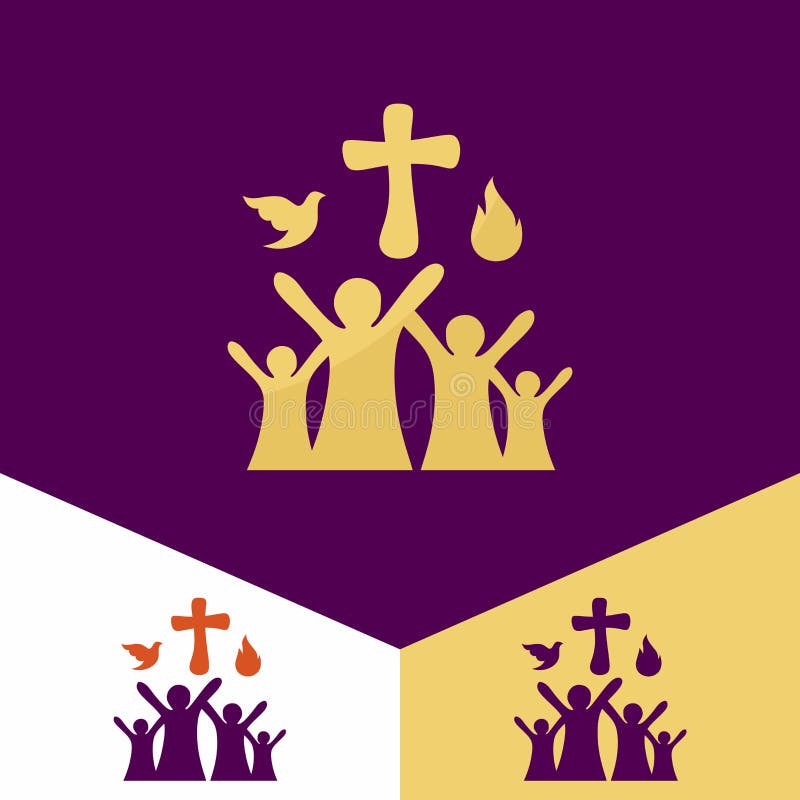 Logotipo De La Iglesia Símbolos Cristianos Iglesia De Dios, Fiel a Lord  Jesus Christ Ilustración del Vector - Ilustración de cristo, cristiano:  122974917