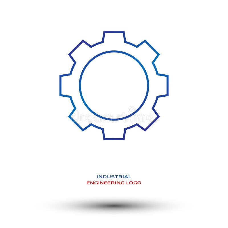 Logotipo De La Ingeniería Industrial Ilustración del Vector