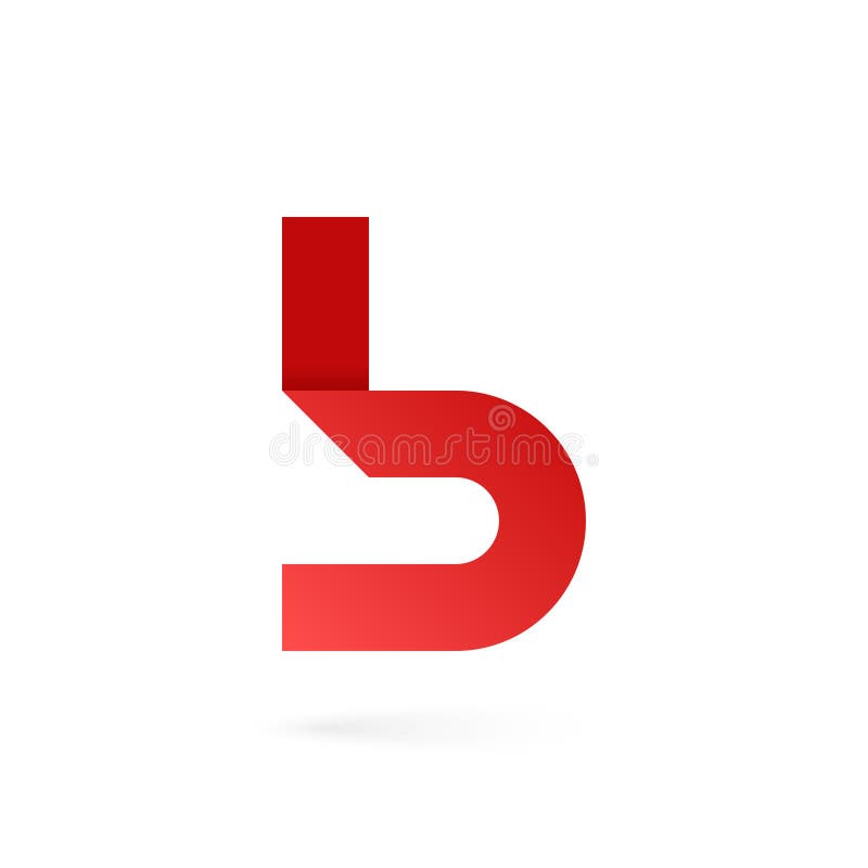 Logotipo de la letra B en el fondo blanco del alfabeto libre illustration Logotipo de la letra B en el fondo blanco del alfabeto libre illustration