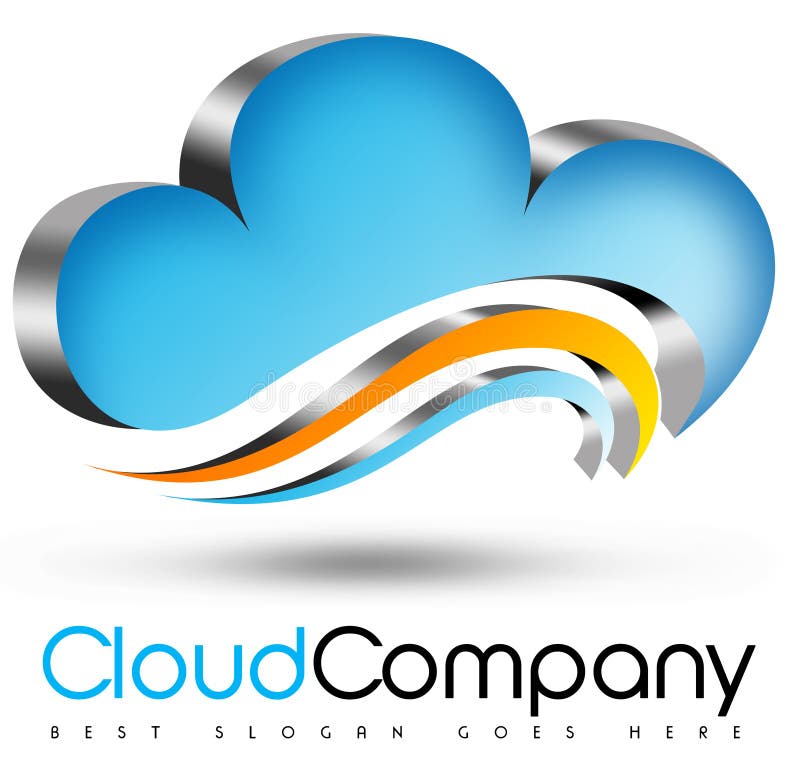 Logotipo de la nube libre illustration Logotipo de la nube libre illustration
