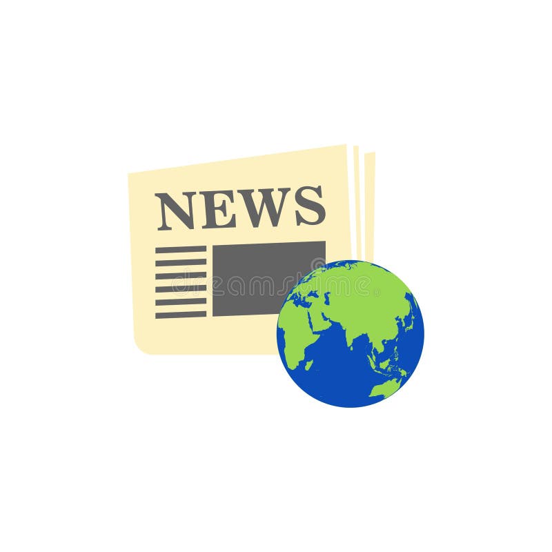 Logotipo De Las Noticias De Mundo Como El Periódico, Icono De Las Noticias  De Mundo Ilustración del Vector - Ilustración de lectura, hechos: 143328990