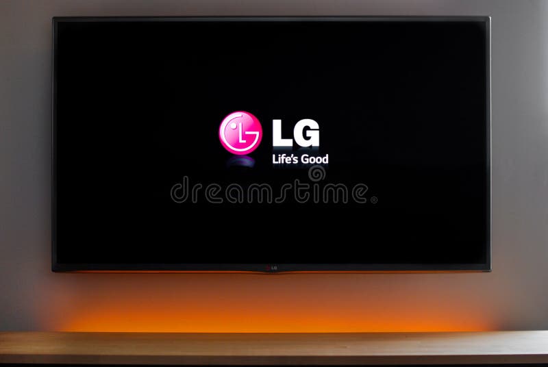 Logotipo De Lg En Una Tv Inteligente Imagen de archivo editorial - Imagen de  diciembre, elegante: 205994654