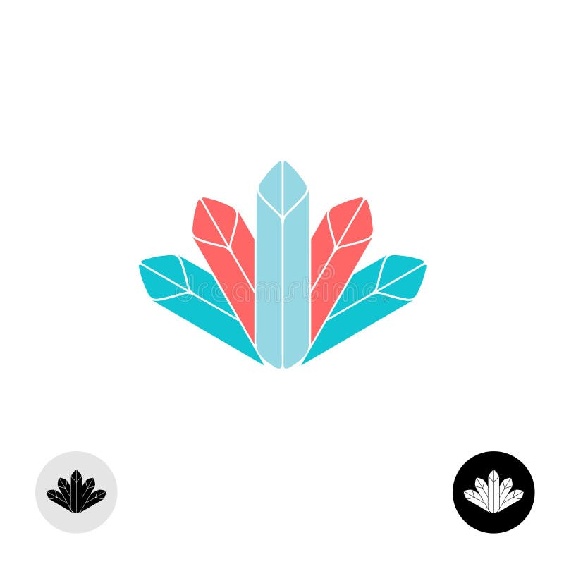 Logotipo de los diamantes Algunas formas del creyón libre illustration Logotipo de los diamantes Algunas formas del creyón libre illustration