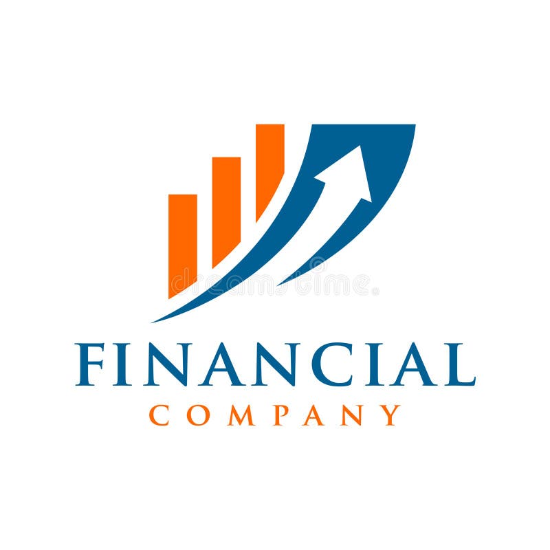 Logotipo de marketing e negócios financeiros
