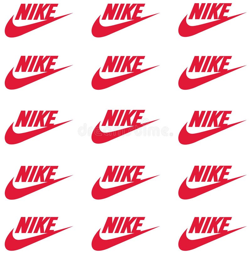 Establecer Acostumbrados a Contaminar Logotipo De Nike Impreso En Papel Amarillo. Nike Inc. Es Una Corporación  Multinacional Estadounidense Que Se Dedica a La Venta De Imagen editorial -  Imagen de original, manera: 201108500