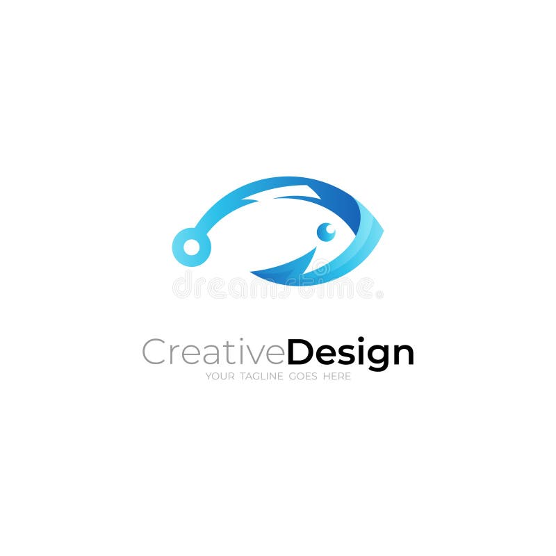 Logotipo De Peixe E Design De Fogo 3d Colorido. Ilustração do Vetor -  Ilustração de atum, oceano: 224589938
