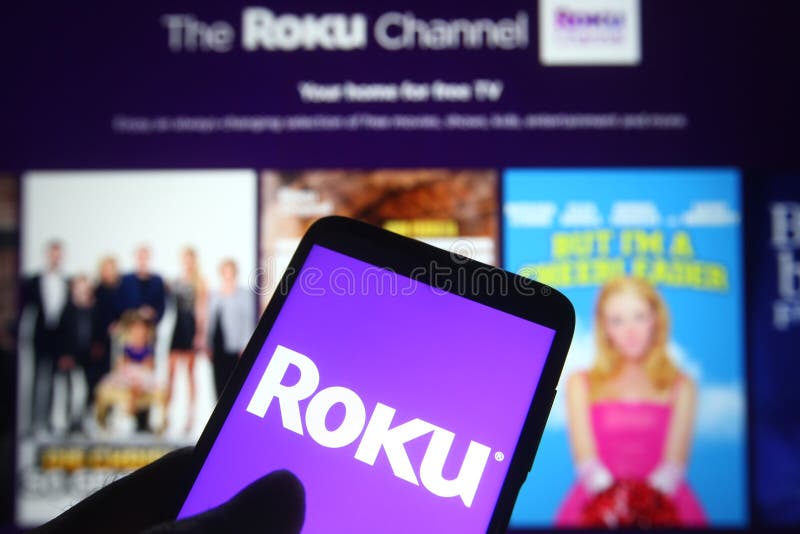 Logotipo de roku fotografía editorial. Imagen de julio - 223334952