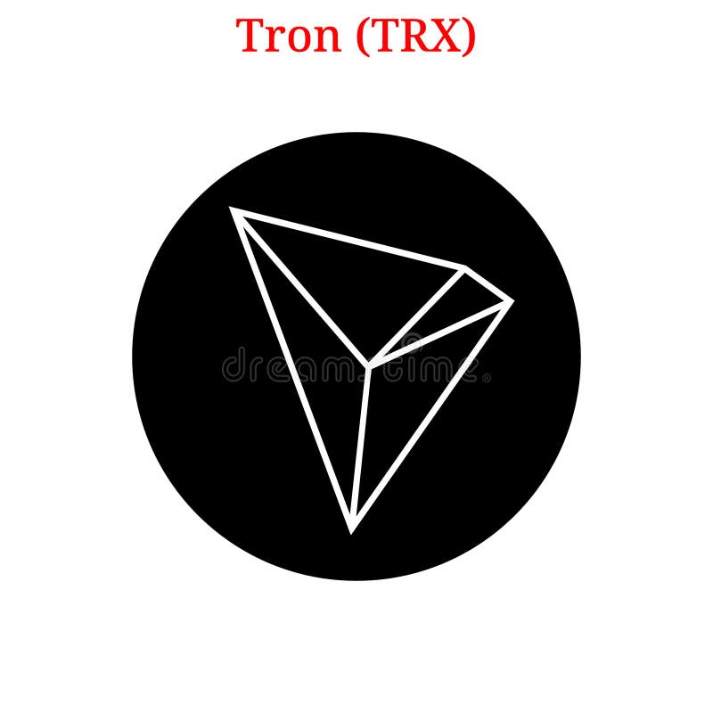 Logotipo De Tron Do Vetor (TRX) Ilustração Stock - Ilustração de carteira,  moeda: 110794843