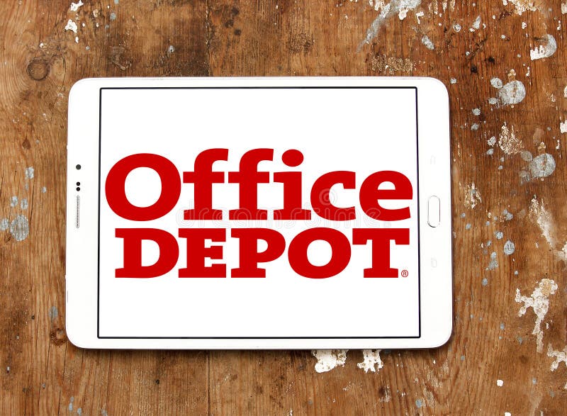 Logotipo del minorista de Office Depot imagen de archivo Logotipo del minorista de Office Depot imagen de archivo