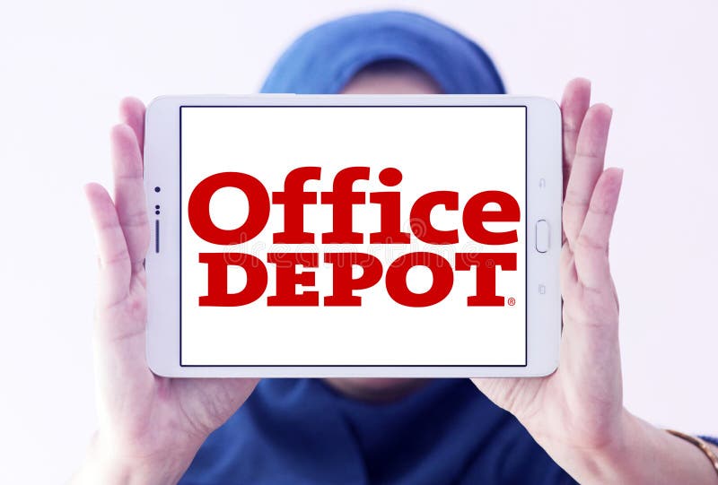 Logotipo del minorista de Office Depot imagenes de archivo Logotipo del minorista de Office Depot imagenes de archivo