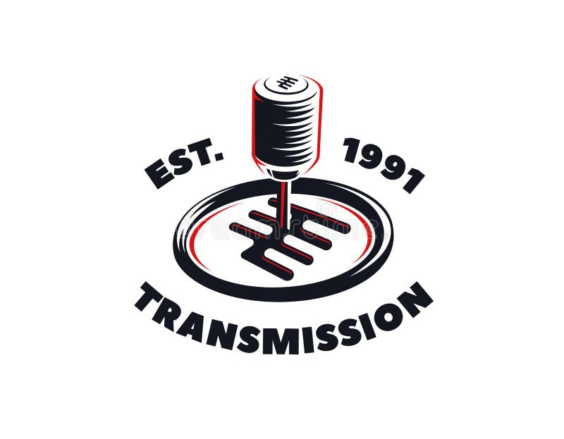Logotipo del servicio de transporte de coches en fondo blanco.