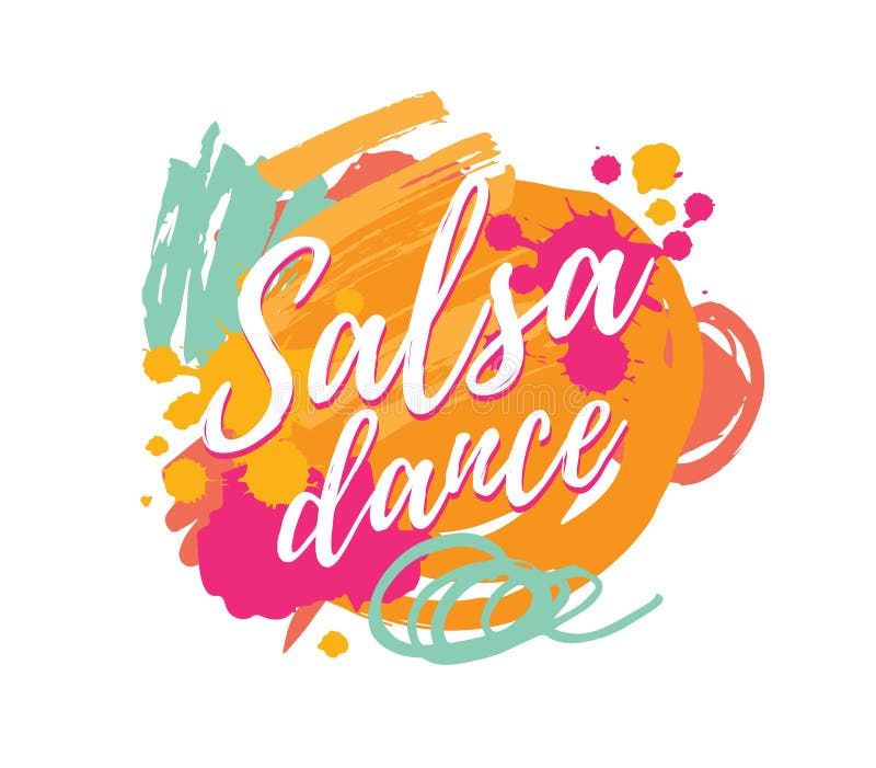 Logotipo Del Vector Del Partido De La Salsa Ilustración del Vector