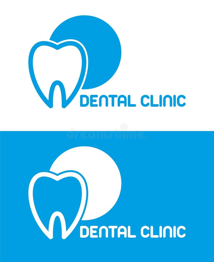 Logotipo dental da cl?nica vetor do dente Logotipo azul os dentes alinham S?mbolo do dentista ilustração royalty free Logotipo dental da cl?nica vetor do dente Logotipo azul os dentes alinham S?mbolo do dentista ilustração royalty free