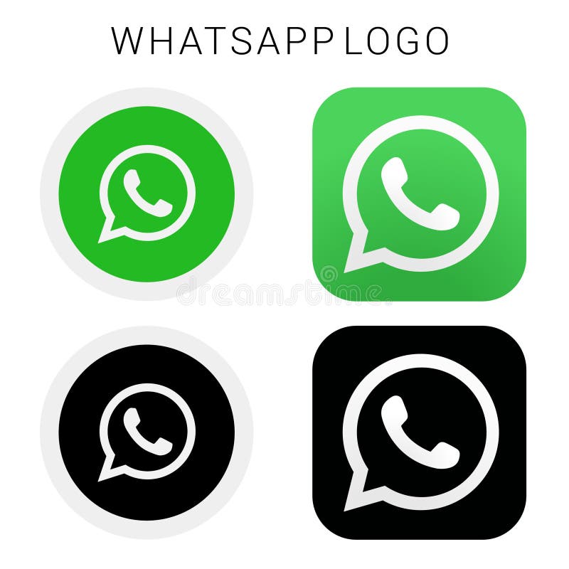Logotipo De WhatsApp Com Arquivo Do Ai Do Vetor ...