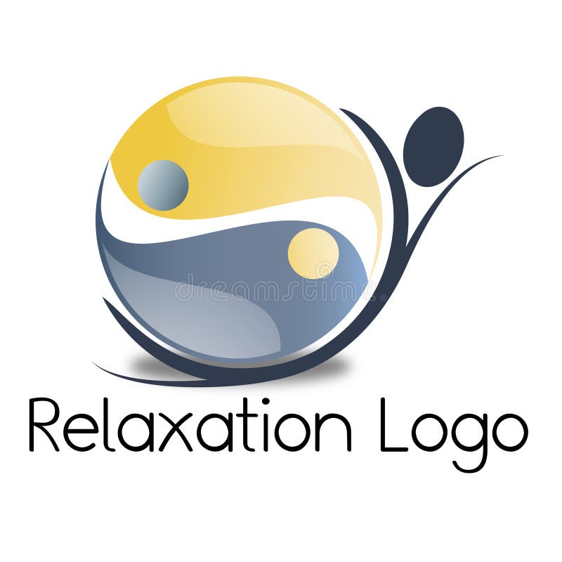 Logotipo do abrandamento ilustração do vetor Logotipo do abrandamento ilustração do vetor