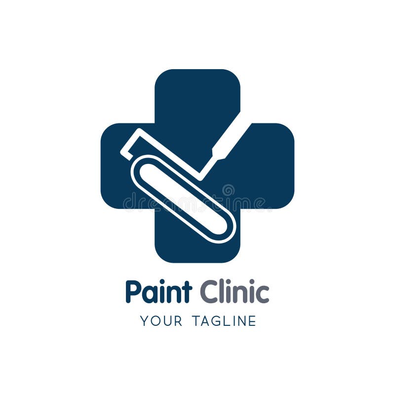 Logotipo do nome da empresa da pintura, logotipo da pintura, casa, casa, molde do ícone, vetor da clínica da pintura ilustração do vetor Logotipo do nome da empresa da pintura, logotipo da pintura, casa, casa, molde do ícone, vetor da clínica da pintura ilustração do vetor